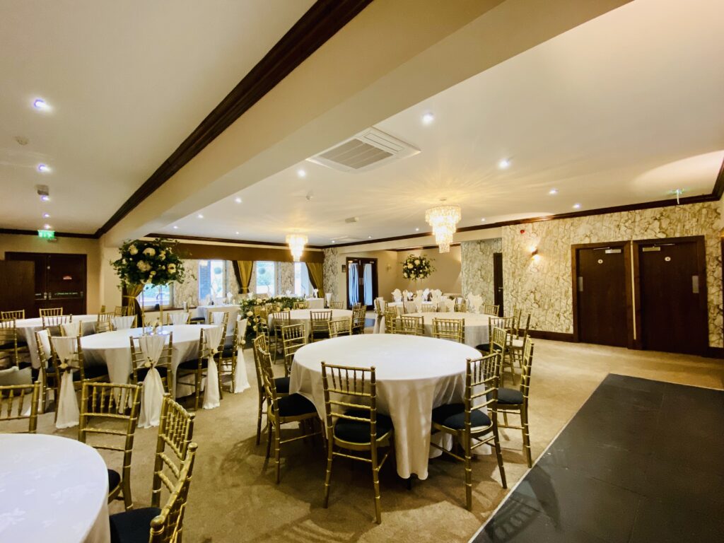 The Mayflower at Austerfield, refurbished function room interior for weddings, parties anniversaries and events